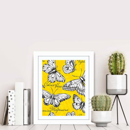 Wallity Cuadro Decorativo Enmarcado Multicolor BCT-028